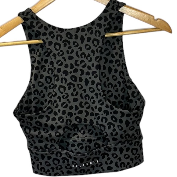 All Fenix High Neck Racerback Padded‎ Sports Bra Size Medium - Picture 2 of 4